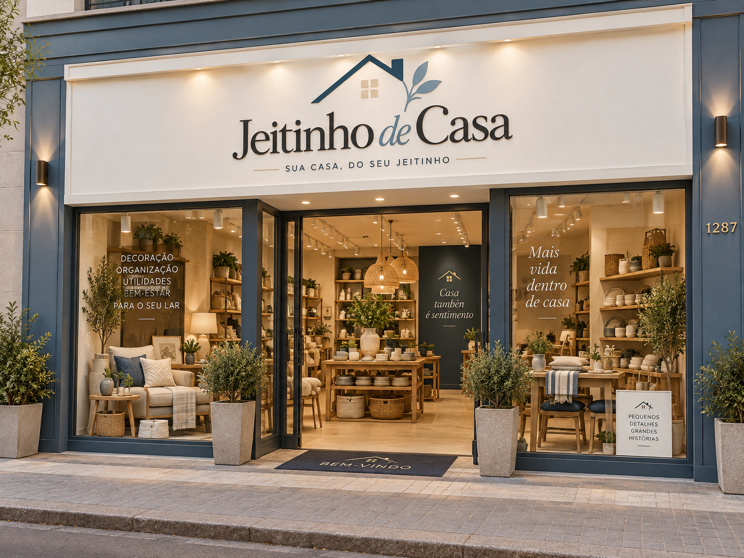 Fachada Jeitinho de Casa